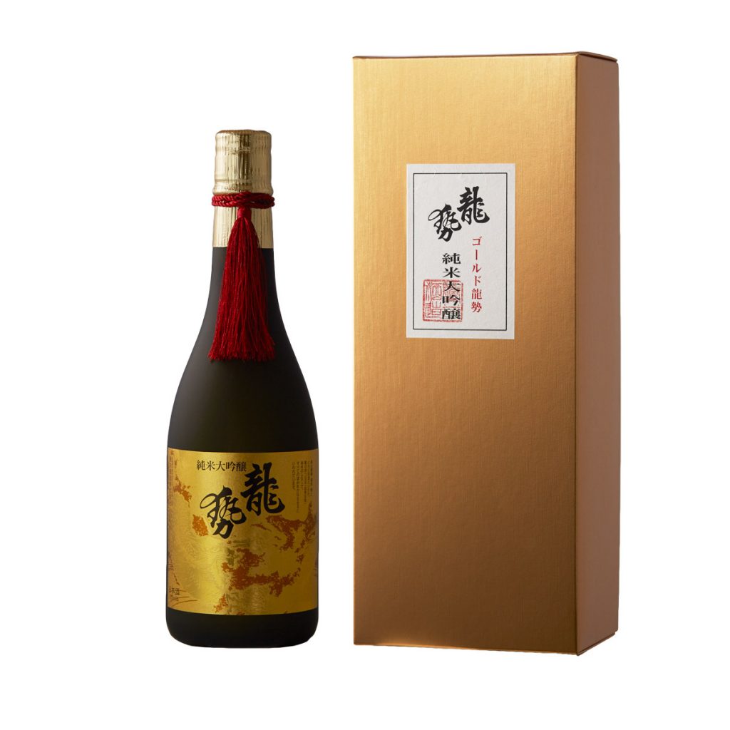 龍勢 ゴールドラベル 生酛純米大吟醸 720ml(箱入り)の商品画像
